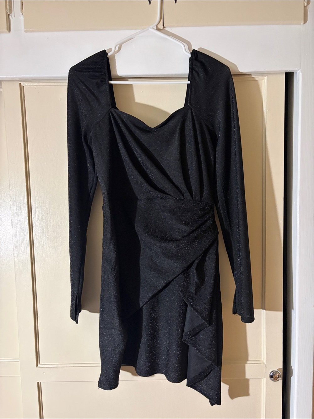 Black Shimmer Cocktail Dress